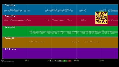 O Little Town of Bethlehem - André Gagnon (MIDI individual tracks)
