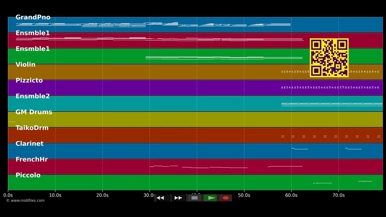 Die 13 1/2 Leben des Käptn Blaubär - Prolog - Wolfgang Völz (MIDI individual tracks)