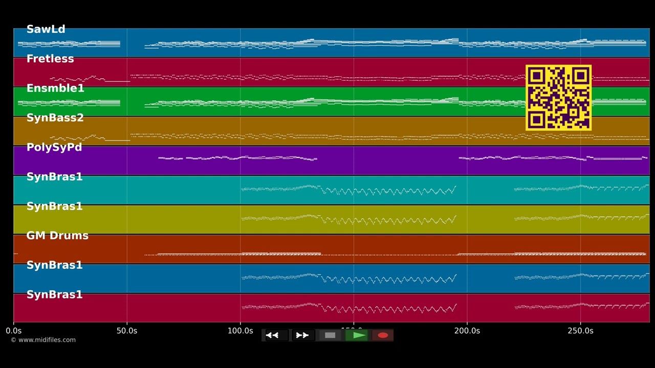 Pulsar (cover by Kebu) - Vangelis (MIDI)