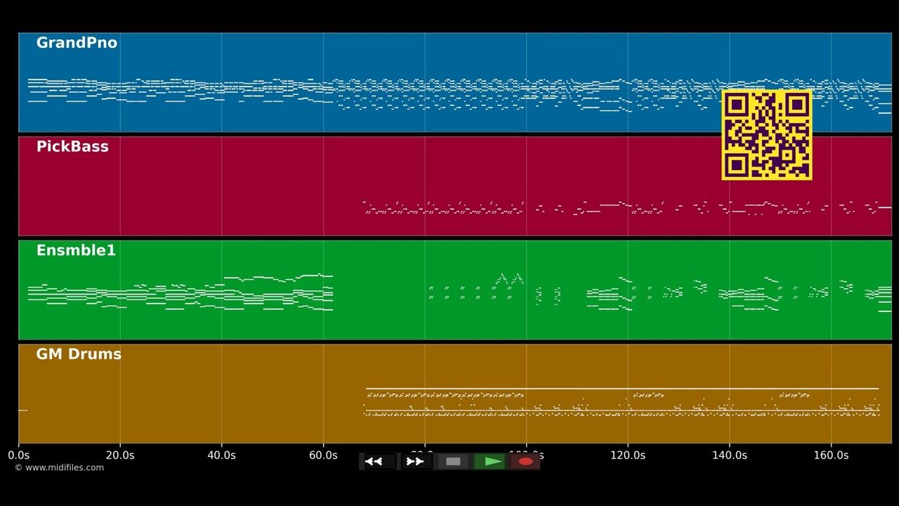 Ouverture Starmania - Michel Berger (MIDI individual tracks)