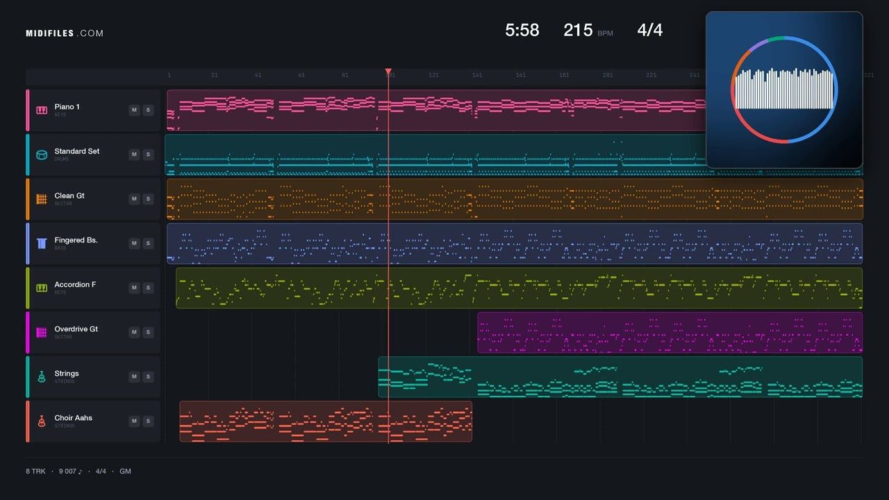 Medley Slow - Medley Slow (MIDI individual tracks)