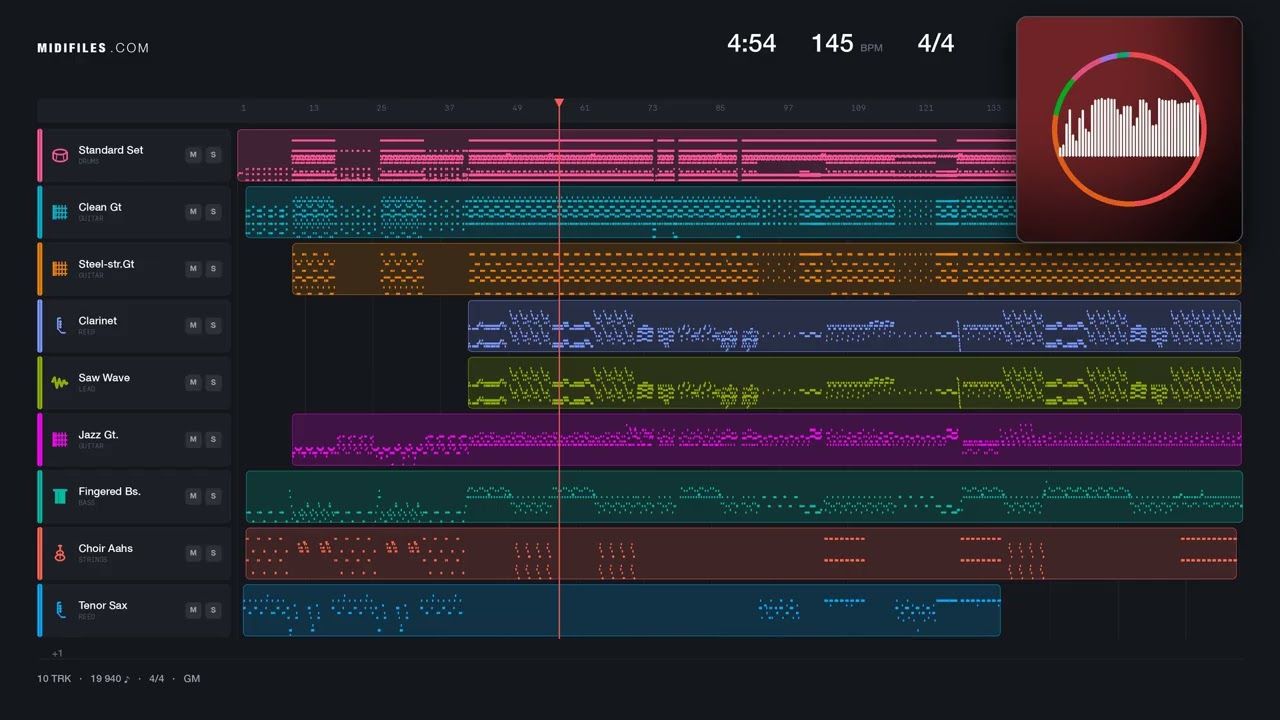 Elicopté - Jean Marc Ferdinand (MIDI GM individual tracks)
