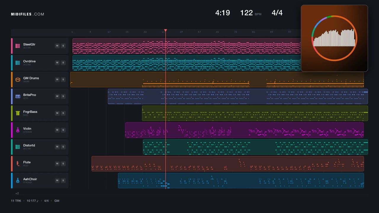 Time will crawl - David Bowie (MIDI XG Yamaha individual tracks)