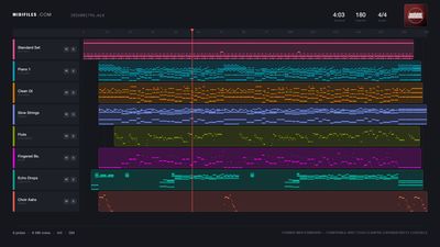 Les traces de tes doigts - Nikita rija (MIDI GM individual tracks)