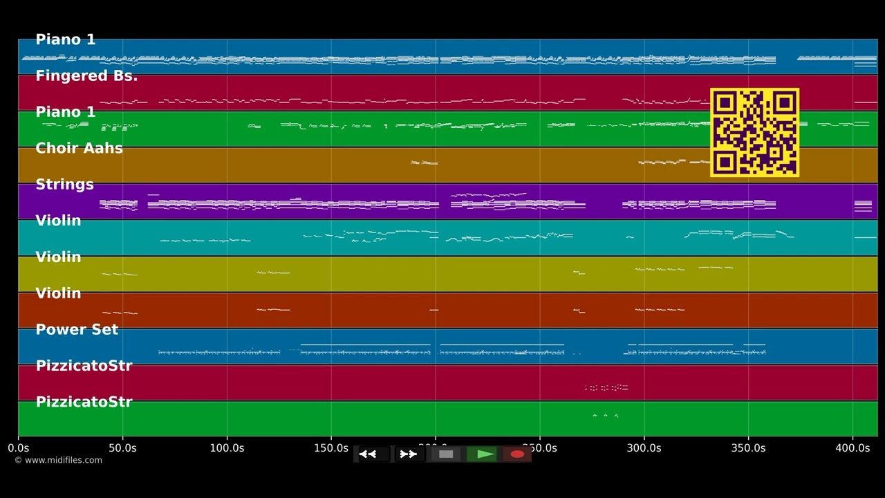 Notting else matters medley - Joslin (MIDI GM individual tracks)