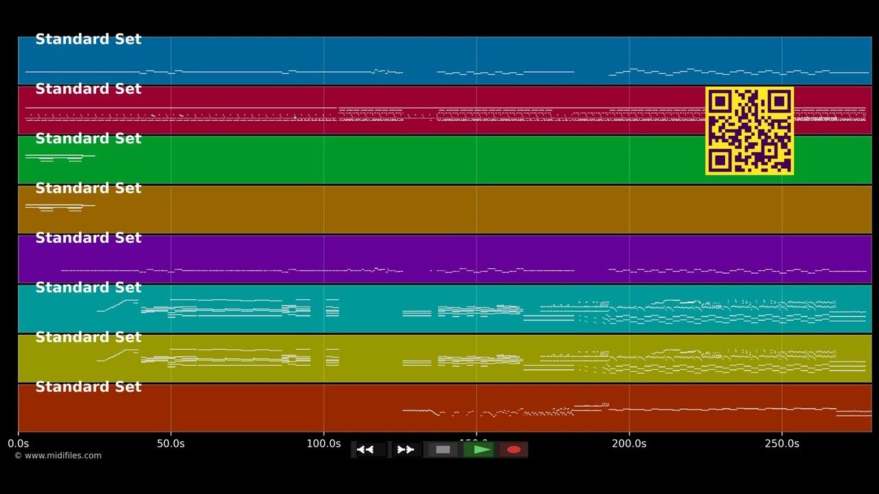 To the roof (The Bourne Supremacy Soundtrack) - John Powell (MIDI GS Roland individual tracks)