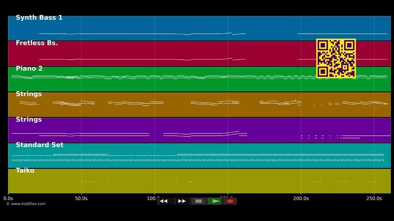 Rise - Craig armstrong (MIDI GM individual tracks)