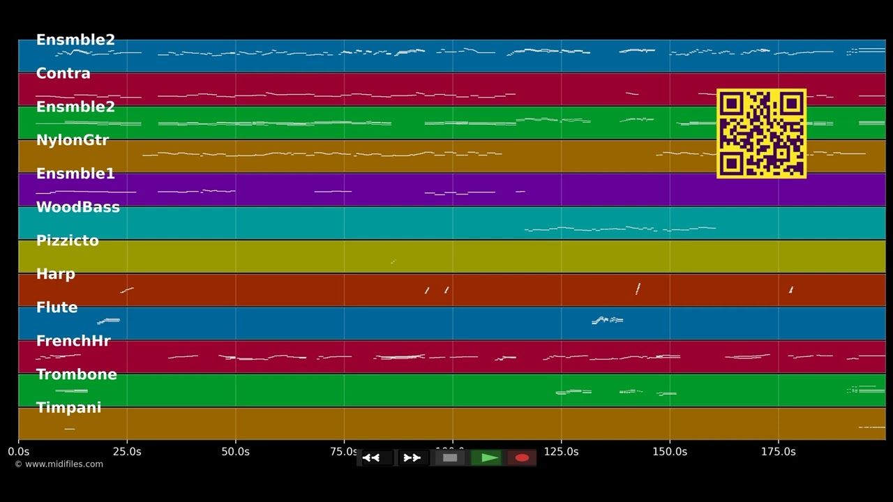 Be My Love - Mario Lanza (MIDI GM2 individual tracks)