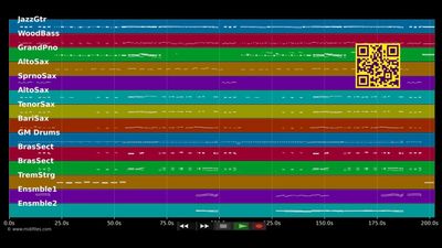 Guck doch wohin du willst - Barbara Schöneberger (MIDI GM2 individual tracks)