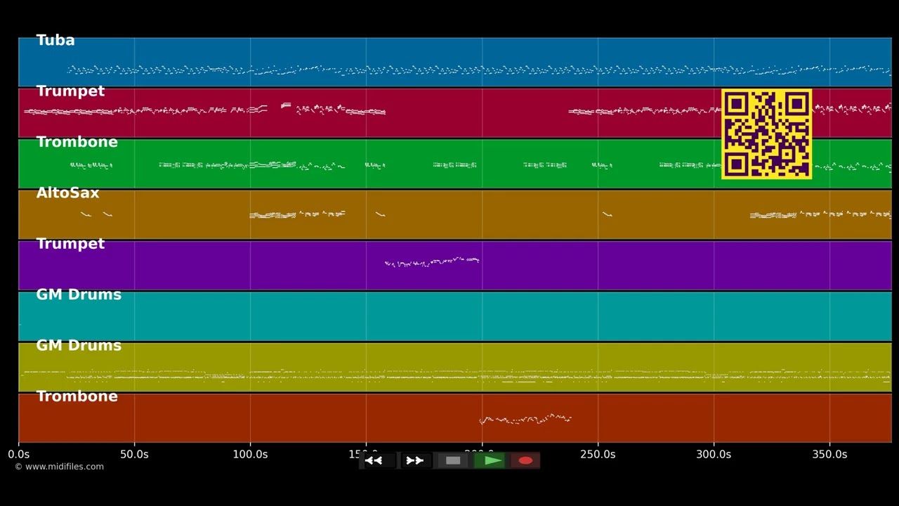 From Now On (without rap) - Youngblood Brass Band (MIDI GM2 individual tracks)