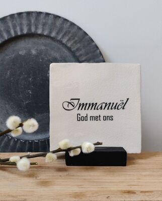 Immanuël - God met ons Immanuël - God met ons