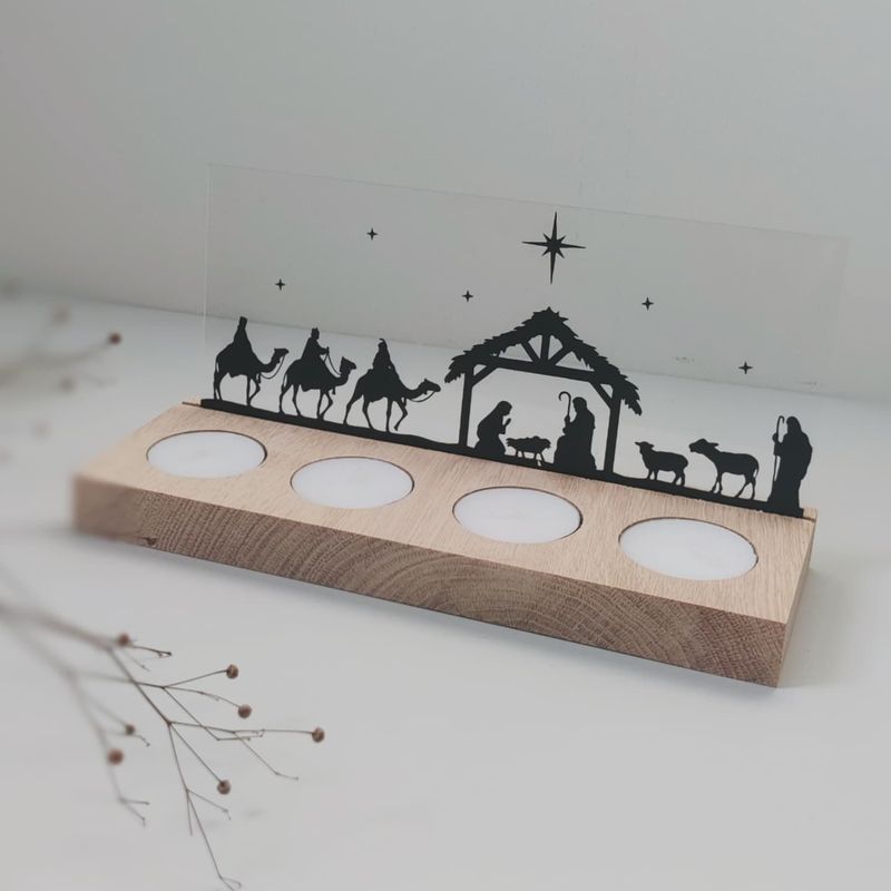 ADVENT WAXINELICHTHOUDER