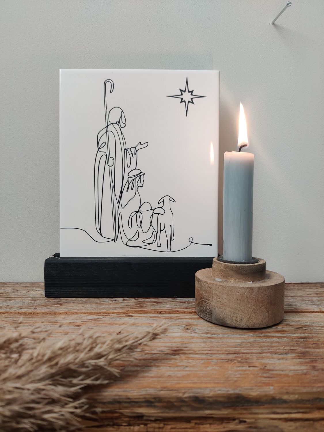 Lijntekening 'herders' Lijntekening 'herders'