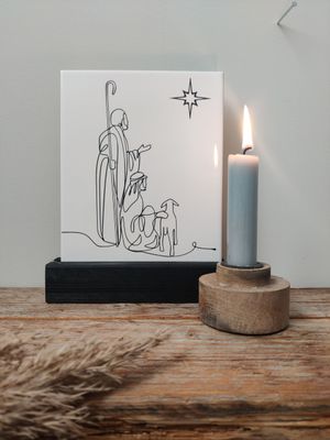 Lijntekening 'herders'