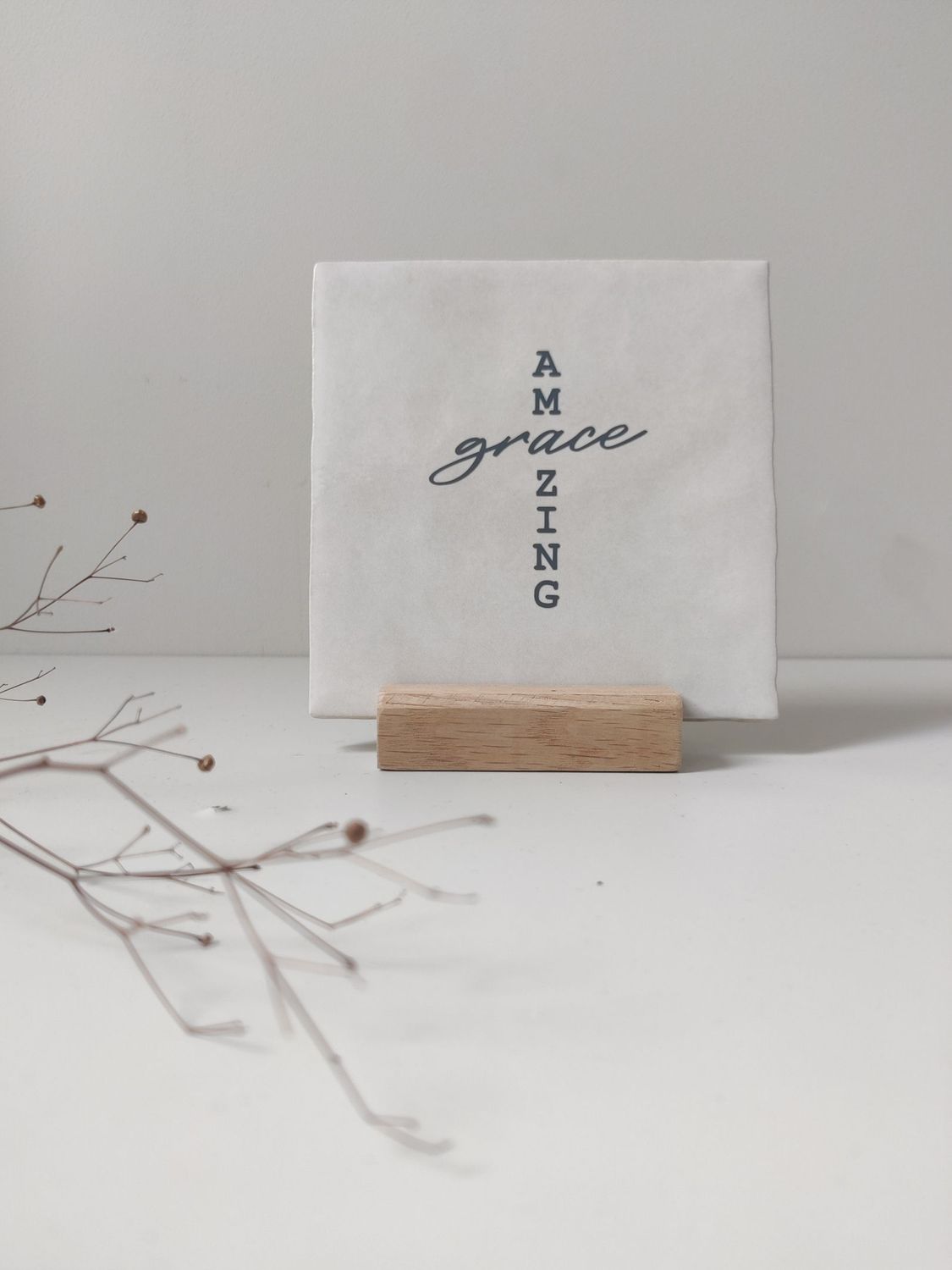 Tegeltje 'Amazing grace' Tegeltje 'Amazing grace'