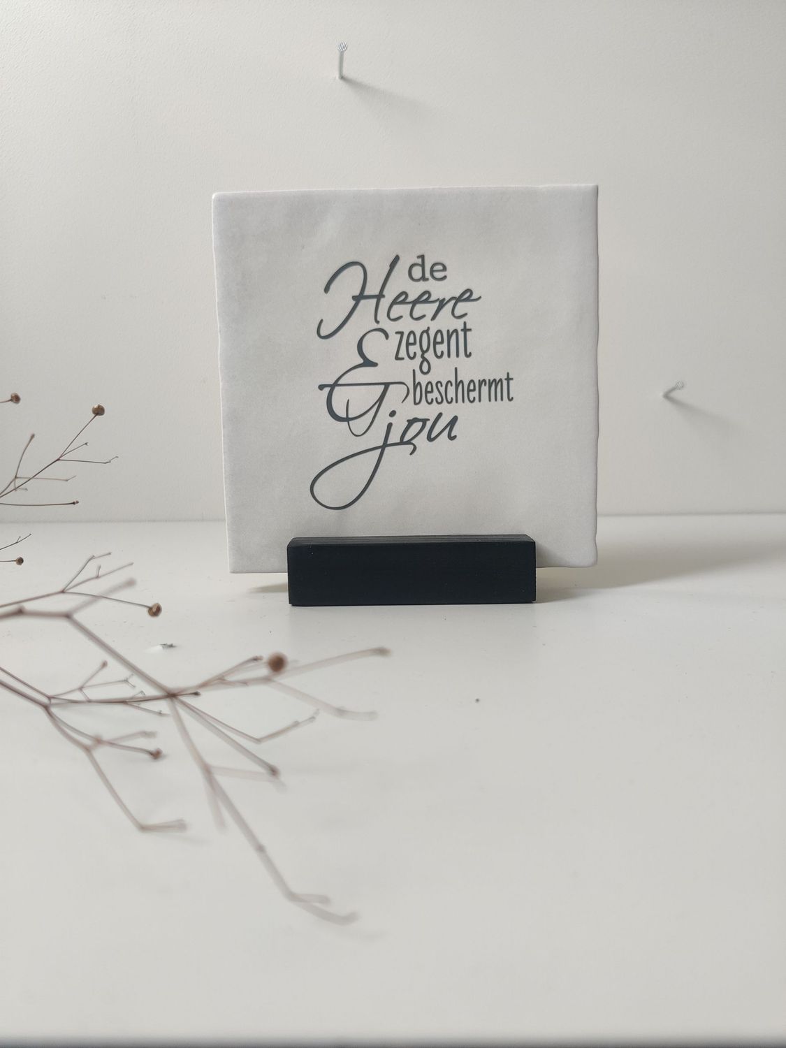 Tegeltje 'De Heere zegent jou'