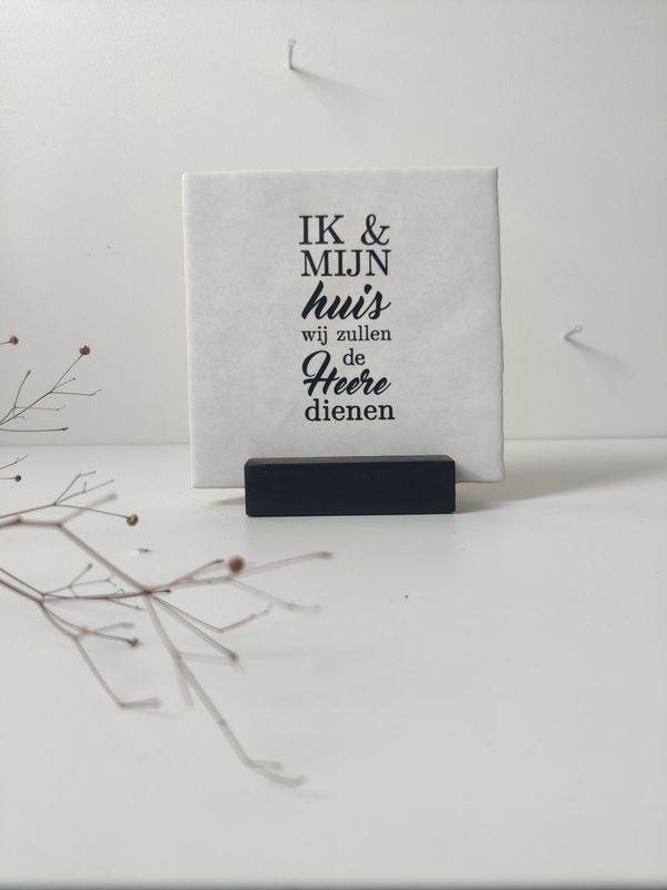 Tegeltje 'Ik en mijn huis'