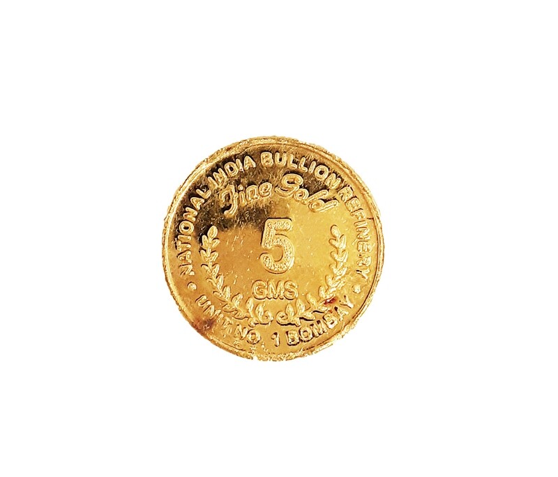 5 gm gold coin