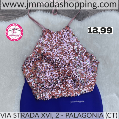 Top crop scollo all’americana