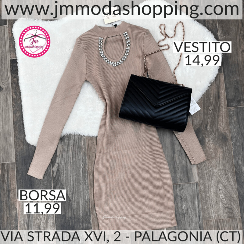 Vestito lana rasata Domingo Vestito lana rasata Domingo