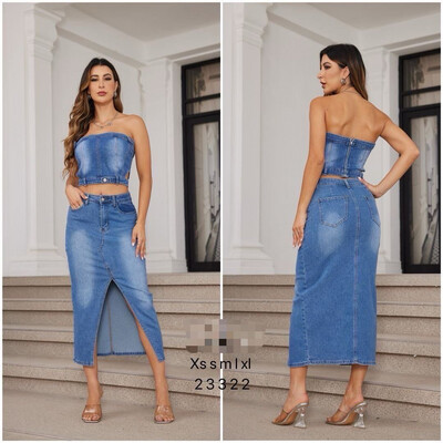 Corpetto denim Lisa
