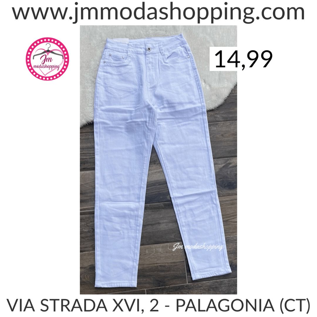 Jeans mom bianco Elena
