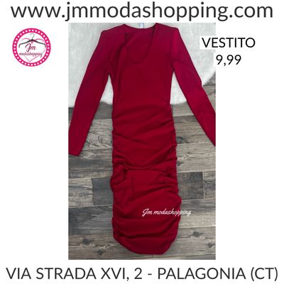 Vestito lungo drappeggiato con spallina Emna