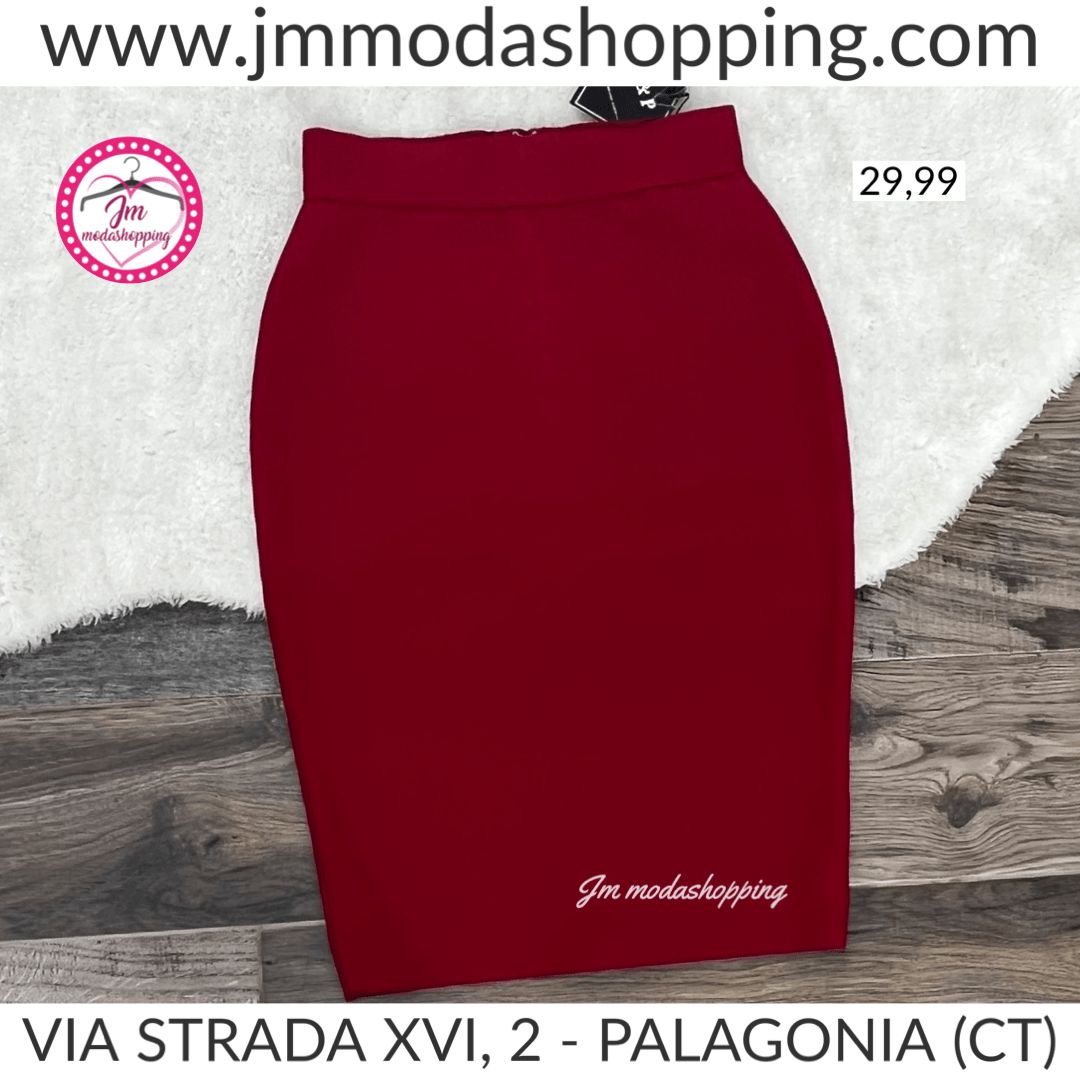 Gonna bandage bordeaux