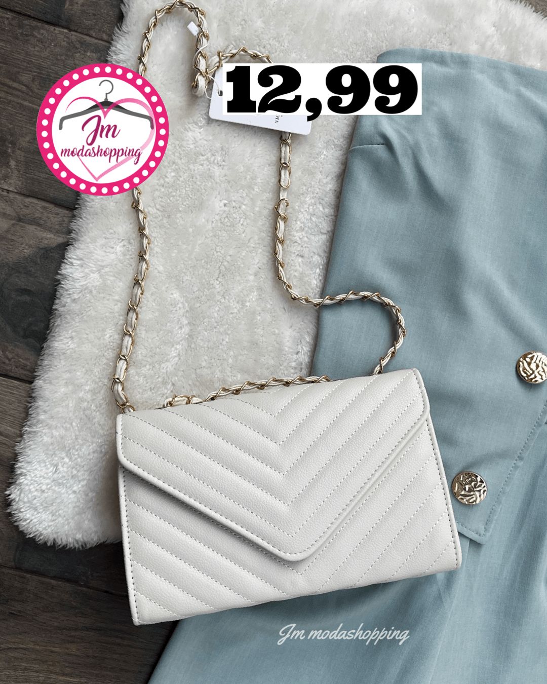Borsa beige Francesca