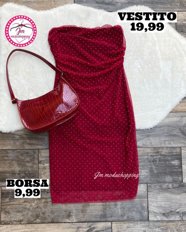 Vestito a fascia brilla