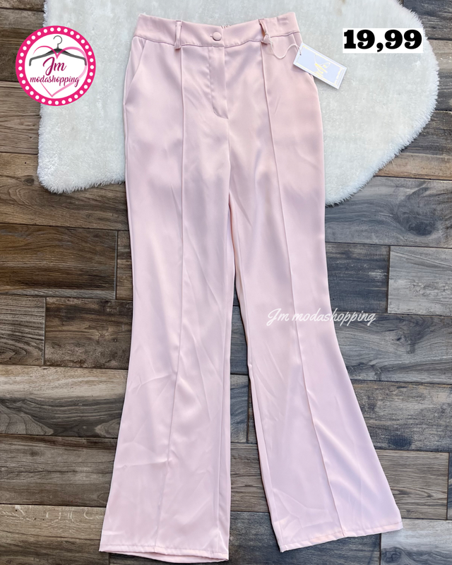 Pantalone rosa a zampa