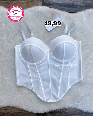 Corsetto a punta bianco
