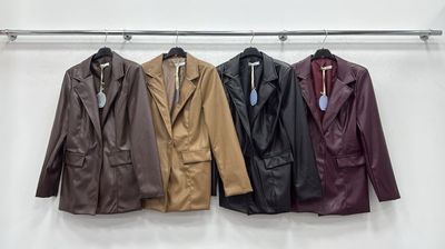 Blazer simil pelle Francesca
