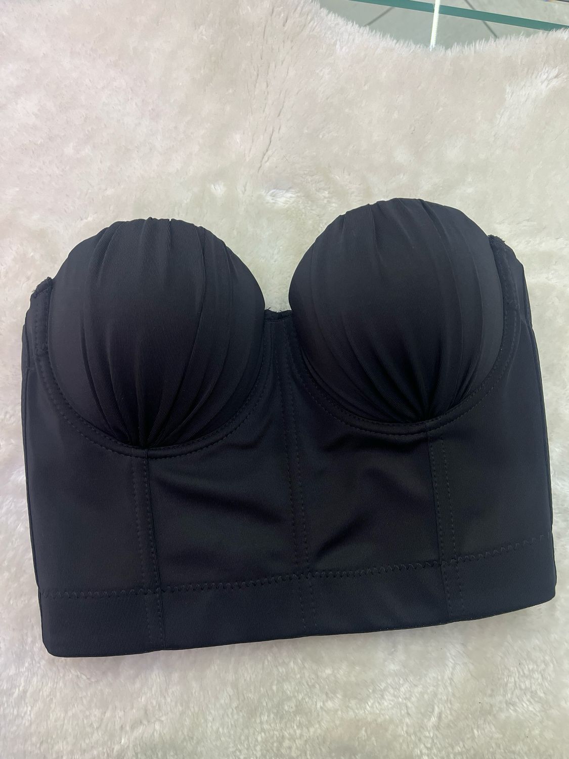 Corpetto conchiglia nero