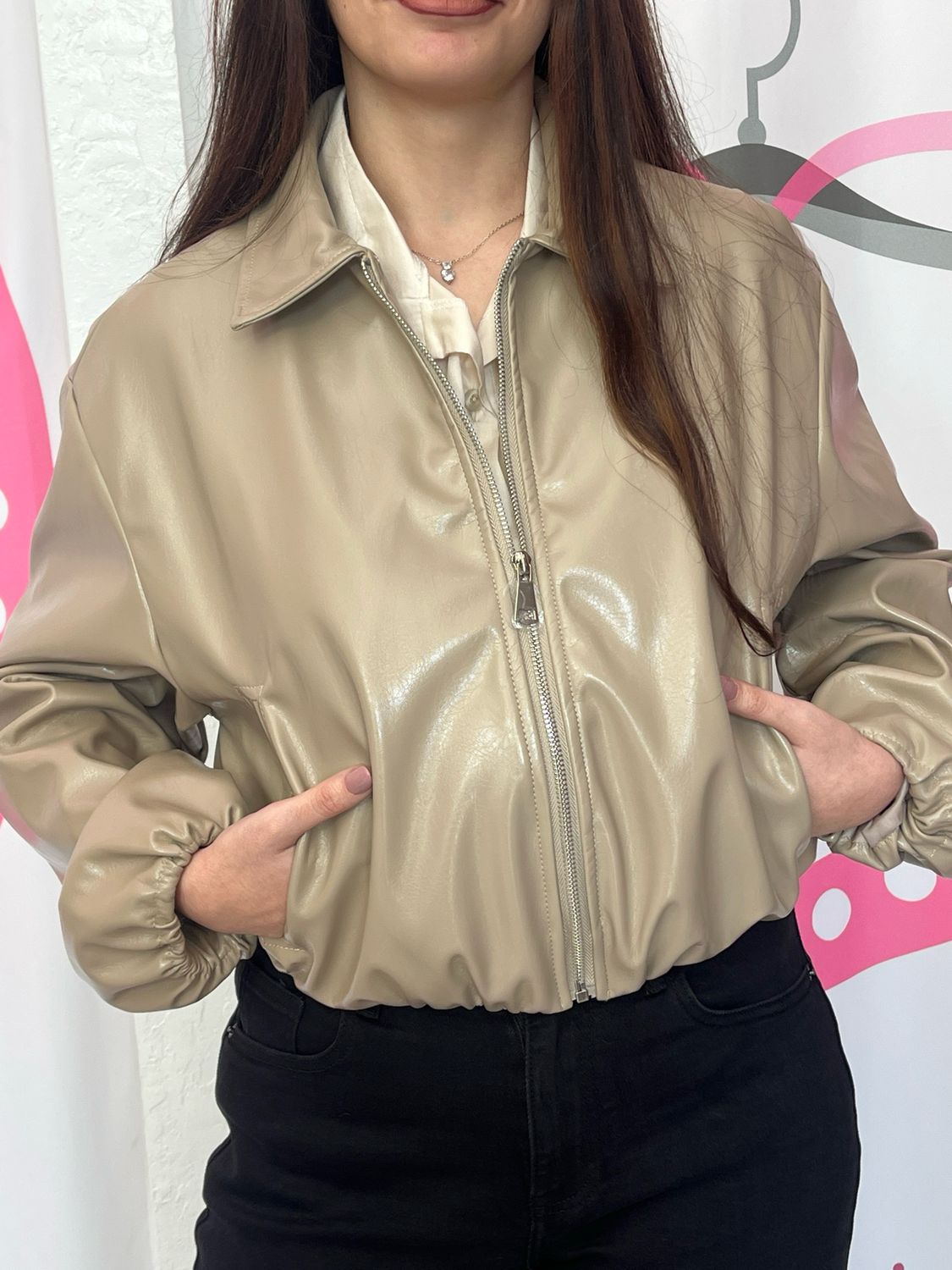 Giacca in simil pelle Desiree