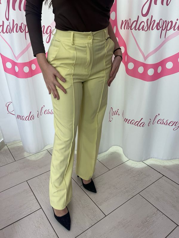 Pantalone palazzo giallo mia Pantalone palazzo giallo mia
