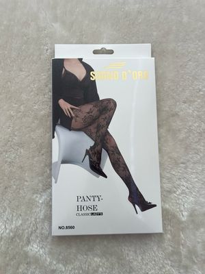 Calza in pizzo black