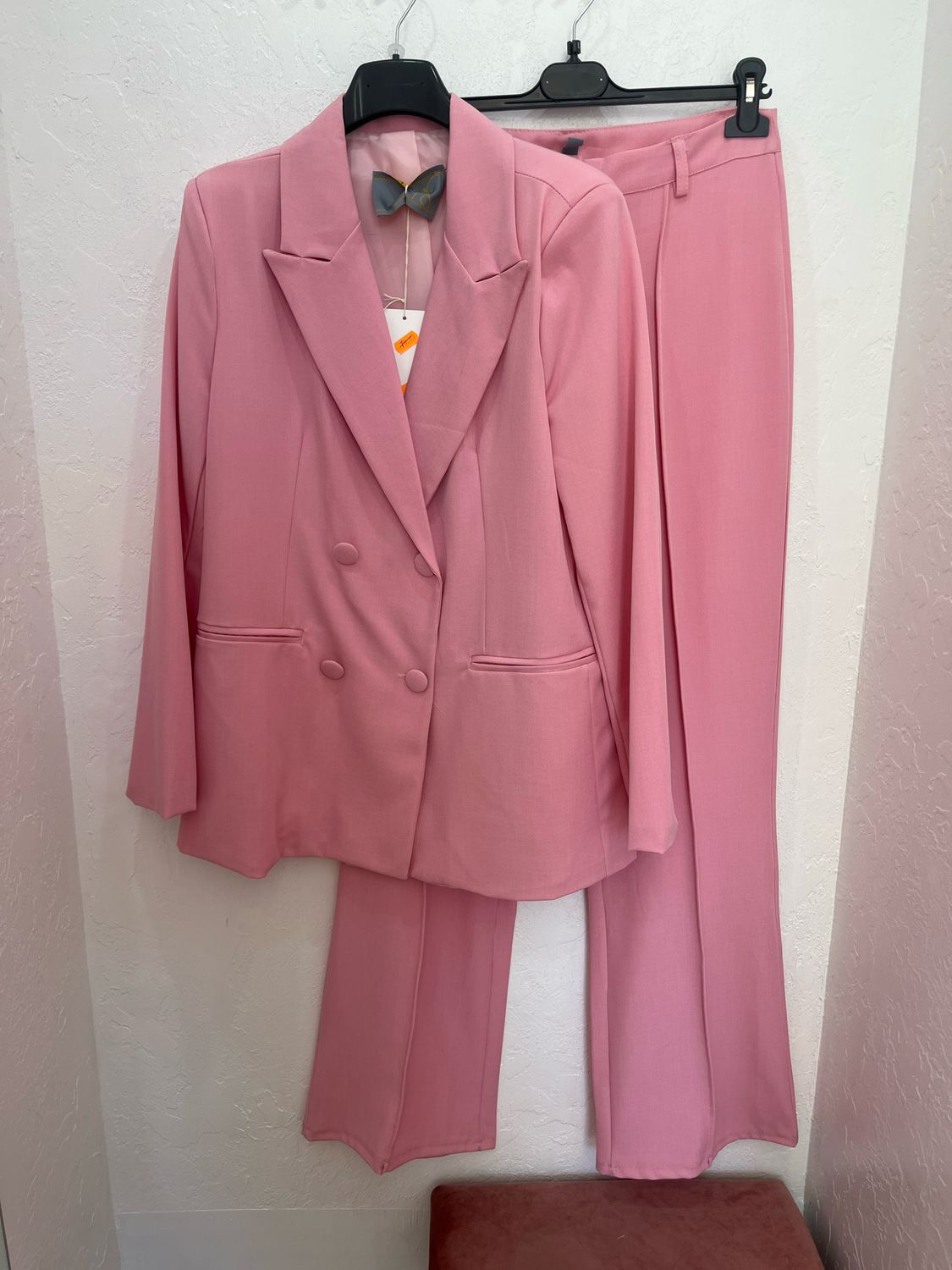 Tailleur Paola Rosa scuro