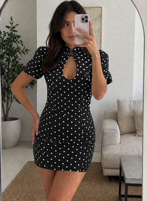 Vestito Lara pois nero Vestito Lara pois nero