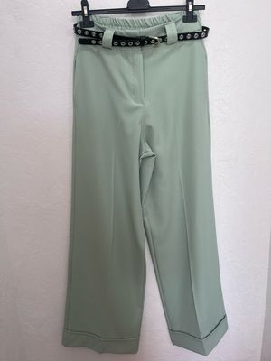 Pantalone verde salvia
