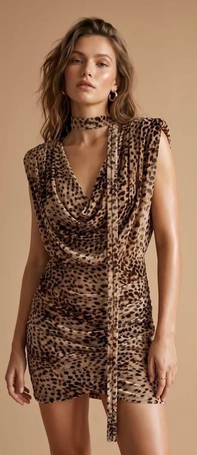 Vestito leopardato