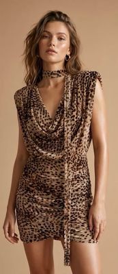 Vestito leopardato