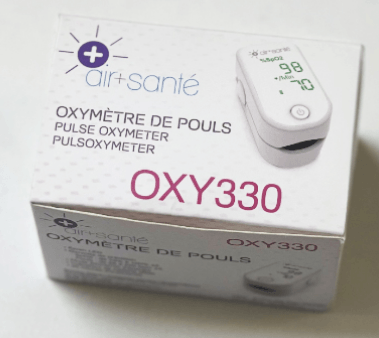 Saturometre oxymetre digital avec écran LED OXY330 AIR ET SANTÉ