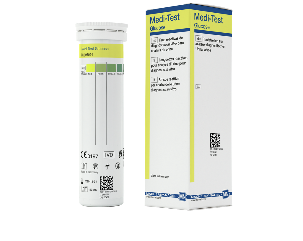 Bandelettes Medi-Test Glucose, MACHEREY‑NAGEL ,  REF 93024