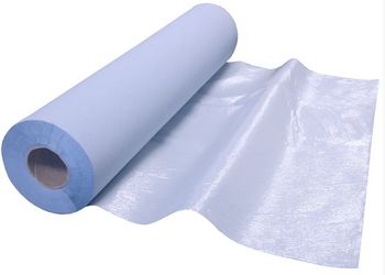 Draps d'examen plastifiés bleu