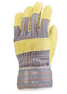 Gant docker croûte de bovin