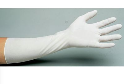 Gant nitrile à usage unique, à manchette extra-longue