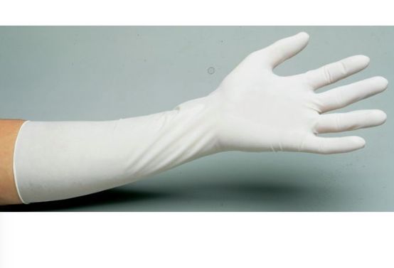 Gant nitrile à usage unique, à manchette extra-longue