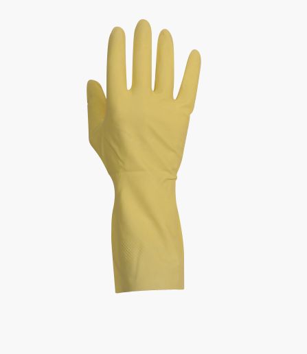 Gant latex jaune