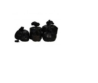 SAC POUBELLE RECYCLÉ, NOIR, 30 Litres, 25μ